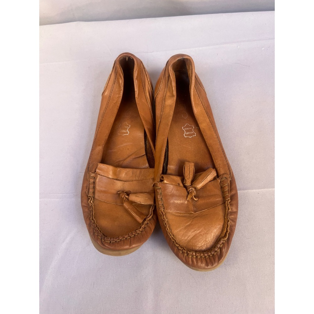 Aldo Womens Leather‎ Brown Loafers Casual Shoes Size 37